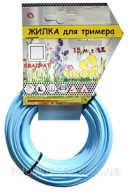 Тримери, мотокоси Триммеры, мотокосы ^/--/^ Жилка для тримера &amp;quot;КВАДРАТ&amp;quot; TM VIROK :  3.0 мм, l 15 м VR-10 /--/ V /--/ 009 ^_^^^ Жилка для тримера &amp;quot;Квадрат&amp;quot; TM VIROK : 3.0 мм, l 15 м VR-10 /--/ V /--/ 009 - фото фото фото
