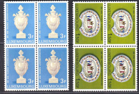 Бенілюкс Бенилюкс ^/--/^ ZM Люксембург 1967 г NNH - квартблоки ^_^^^ ZM Люксембург 1967 NNH - квартблоки - фото фото фото