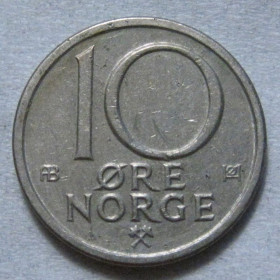 Норвегія Норвегия ^/--/^ Норвегія 10 ере 1977 року #6 /--/ П /--/ 380 ^_^^^ Норвегия 10 эре 1977 года #6 /--/ П /--/ 380 - фото фото фото