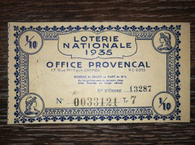 Акції, облігації, лотереї Акции, облигации, лотереи ^/--/^ FRANCE Франція 1935 Канни. Штамп Прованс, лотерея. 0033121 ^_^^^ FRANCE Франция 1935 Канны. Штамп Прованс, лотерея. 0033121 - фото фото фото