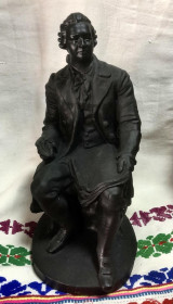 Статуетки, Скульптури, Фігурки, Фарфор Статуэтки, Скульптуры, Фигурки, Фарфор ^/--/^ М. Ломоносов. Клеймо  Митищі, МЗХЛ , важкий, але не чавун ^_^^^ М. Ломоносов. Клеймо Мытищи, МЗХЛ, тяжелый, но не чугун - фото фото фото