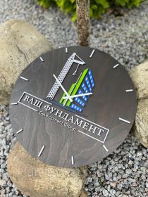 Пісочний годинник Песочные часы ^/--/^ Деревянные корпоративные настенные часы с логотипом компании 50 см ^_^^^ Дерев'яні корпоративні настінні годинники з логотипом компанії 50 см - фото фото фото