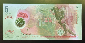 Інші Другие ^/--/^ Мальдіви 5 руфій 2017 рік, полімер, UNC - без обігу ^_^^^ Мальдивы 5 руфий 2017 год, полимер, UNC - без обращения - фото фото фото