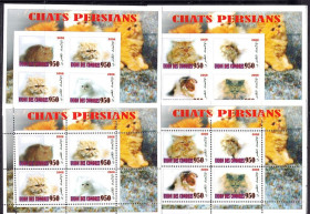 Фауна Фауна ^/--/^ Фауна . Коморы / Коморские о-ва 2008 г MNH - зуб.+б/з - персидские кошки -  8 блоков - 2 /--/ а скана ^_^^^ Фауна . Комори / Коморські острови 2008 р MNH - зуб.+б/з - перські кішки - 8 блоків - 2 /--/ а скана - фото фото фото