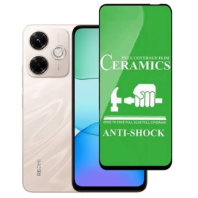 Чохли, бампера Чехлы, бампера ^/--/^ Захисне скло-плівка Fiji Ceramics для Xiaomi Redmi 13 /--/ x повна проклейка чорний ^_^^^ Защитное стекло-пленка Fiji Ceramics для Xiaomi Redmi 13 /--/ x полная проклейка черный - фото фото фото