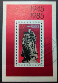 НДР, ФРН ГДР, ФРГ ^/--/^ ГДР 1985 Блок 40 лет освобождения, гашеный ^_^^^ НДР 1985 Блок 40 років звільнення, гашений - фото фото фото