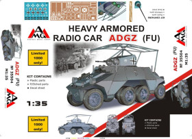 : : ^/--/^ AMG 35504 ADGZ Heavy armored car   (Funk) 1/35 ^_^^^ AMG 35504 ADGZ Heavy armored car (Funk) 1/35 - фото фото фото
