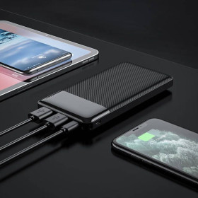 Зовнішні акумулятори (Power Bank) Внешние аккумуляторы (Power Bank) ^/--/^ Павербанк HOCO J /--/ 72 Easy Travel 10000 mAh Black. - фото фото фото