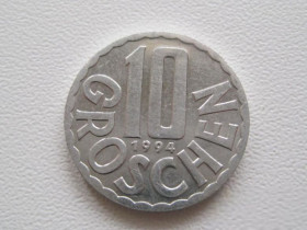 Австрія Австрия ^/--/^ Австрия 10 грошей 1994 года 19973 ^_^^^ Австрія 10 грошей 1994 року 19973 - фото фото фото