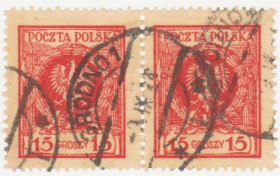 Польща Польша ^/--/^ Польша 1924 г №  171 гашеная пара ^_^^^ Польща 1924 р. No 171 гашена пара - фото фото фото