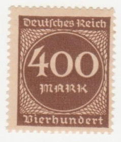 Веймарська республіка Веймарская республика ^/--/^ Германия   ( Рейх) 1922 г. №  262 * ^_^^^ Німеччина (Рейх) 1922 р. No 262* - фото фото фото