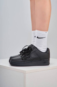 Кросівки Кроссовки ^/--/^ Nike Air Force 1 Classic Premium Black (Матова шкіра) 45 ^_^^^ Nike Air Force 1 Classic Premium Black (Матовая кожа) - фото фото фото