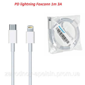 Зарядні пристрої Зарядные устройства ^/--/^ PD кабель type-C to lightning Apple iPhone iPad (Foxconn) - фото фото фото