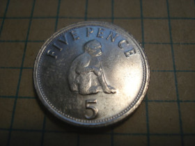 Британські колонії Британские колонии ^/--/^ 5 /--/ пенсе 2006 Гібралтар ^_^^^ 5 /--/ пенсе 2006 Гибралтар - фото фото фото