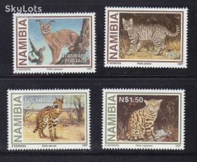 Фауна Фауна ^/--/^ Фауна . Намибия 1997 г MNH - кошки ^_^^^ Намібія 1997 MNH - кішки - фото фото фото