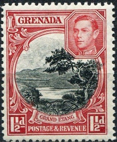 Флора Флора ^/--/^ Гренада-1937 брит. колонии, Георг VI, флора национального парка Гранд Этан ** ^_^^^ Гренада-1937 брит. колонії, Георг VI, флора національного парку Гранд Етан - фото фото фото