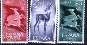 Фауна Фауна ^/--/^ Испанская Сахара 1961 г MNH - ^_^^^ Іспанська Сахара 1961 MNH - фото фото фото