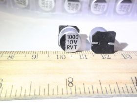 Конденсатори Конденсаторы ^/--/^ Конденсаторы твердотельные полимерные RVT 1000 /--/ мкФ 10 /--/ В 1000 /--/ uF 10 /--/ V SMD 10 /--/ x /--/ 10.2 /--/ мм    (1 /--/ шт - лот) ^_^^^ Конденсатори твердотільні полімерні RVT 1000 /--/ мкФ 10 /--/ В 1000 /--/ uF 10 /--/ V SMD 10 /--/ x /--/ 10.2 /--/ мм (1 /--/ шт - лот) - фото фото фото