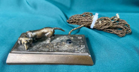 Статуетки, Скульптури, Фігурки, Фарфор Статуэтки, Скульптуры, Фигурки, Фарфор ^/--/^ Кнопка для вимикача. Собака, такса- бронза ^_^^^ Кнопка для выключателя. Собака, такса- бронза - фото фото фото