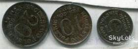 - року - года ^/--/^ Комплект Королівство Польське 1917-18 рр. 5,10,20 феніґів. ^_^^^ Комплект Королевство Польское 1917-18 гг. 5,10,20 фенигов. - фото фото фото
