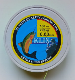 Ліски, шнури, повідці Лески, шнуры, поводки ^/--/^ Леска KLIN 0,60 мм, 100 м  (новая) ^_^^^ Ліска KLIN 0,60 мм, 100 м (нова) - фото фото фото