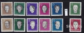 НДР, ФРН ГДР, ФРГ ^/--/^ ГДР 1960 г и др . MNH - личности - ^_^^^ НДР 1960 р. та ін. MNH - особистості - - фото фото фото