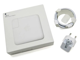 Адаптери живлення Адаптеры питания ^/--/^ Блок питания для APPLE 87 /--/ W A /--/ 1719 (MNF /--/ 82 /--/ CH/A) + Type-C (USB-C) кабель. BOX ^_^^^ APPLE 87 /--/ W A /--/ 1719 (MNF /--/ 82 /--/ CH/A) + Євро вилка + Type-C (USB-C) кабель. Box Original - фото фото фото