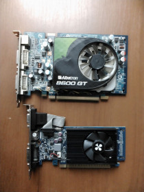 Відеокарти Видеокарты ^/--/^ Відеокарти GeForce GT 520 та GeForce 8600 GT ^_^^^ Видеокарты GeForce GT 520 и GeForce 8600 GT - фото фото фото