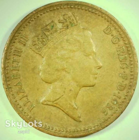 Єлизавета II (після ) Елизавета II (после ) ^/--/^ Великобритания 1 пенни, 1986 №171 ^_^^^ Велика Британія 1 пенні, 1986 No /--/ 171 - фото фото фото