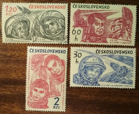 Чехословаччина Чехословакия ^/--/^ Чехословакия Исследование космического пространства 1964 ^_^^^ Дослідження космічного простору 1964 - фото фото фото
