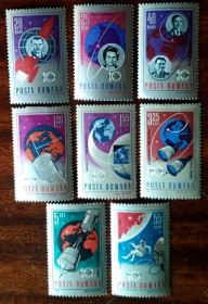 Румунія Румыния ^/--/^ Румыния 10 лет освоению космоса 1967 ^_^^^ Румунія 10 років освоєнню космосу 1967 - фото фото фото