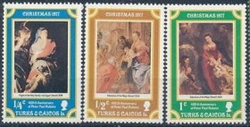 Інше Другое ^/--/^ Теркс и Кайкос Живопись Рождество 1977 ^_^^^ Теркс і Кайкос Живопис Різдво 1977 - фото фото фото