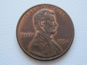 Обігові Обиходные ^/--/^ США 1 цент 1994 года 21533 ^_^^^ США 1 цент 1994 року 21533 - фото фото фото
