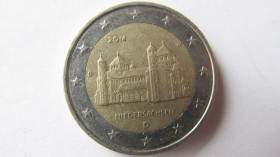 Сучасні c  року Современные c  года ^/--/^ 2 евро 2014 /--/ г. Германия. Федеральные земли Германии. Нижняя Саксония ^_^^^ 2 євро 2014 /--/ р. Німеччина. Федеральні землі Німеччини. Нижня Саксонія - фото фото фото