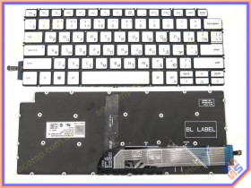 Клавіатури Клавиатуры ^/--/^ Клавиатура для DELL Inspiron 5390, 5391, 7391, 5490, 5491, 5493, 5498, 7490, 7491 (RU Silver с подсв ^_^^^ Клавіатура для DELL Inspiron 5390, 5391, 7391, 5490, 5491, 5493, 5498, 7490, 7491 (RU silver з підсв. - фото фото фото