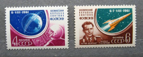 СРСР - СССР - ^/--/^ КОСМИЧЕСКИЙ ПОЛЕТ Г.ТИТОВА = КОСМОС = СССР - СРСР = 1961 р. = негаш. + ^_^^^ Космічний політ Г.ТИТОВА = КОСМОС = СРСР - СРСР = 1961 р. = негаш. + - фото фото фото