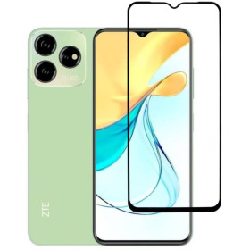 Чохли, бампера Чехлы, бампера ^/--/^ Захисне скло Fiji Premium для ZTE Blade V /--/ 50 Design повне проклеювання Anti-Static чорний ^_^^^ Защитное стекло Fiji Premium для ZTE Blade V /--/ 50 Design полное проклеивание Anti-Static черный - фото фото фото