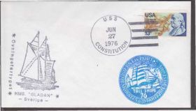 Америка Америка ^/--/^ США 1976 ПАРУСНЫЙ КОРАБЛЬ HMS GLADAN МОРСКОЙ ТРАНСПОРТ ФЛОТ МОРЕПЛАВАНИЕ Каше ^_^^^ США 1976 ПАРУСНИЙ КОРАБЛЬ HMS GLADAN МОРСЬКИЙ ТРАНСПОРТ ФЛОТ МОРЕПЛАВАННЯ Каше - фото фото фото