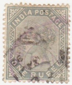 Інші країни Другие страны ^/--/^ Индия  1882   г. № 44 гашеная ^_^^^ Індія 1882 р. No 44 гашена - фото фото фото