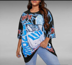 Футболки Футболки ^/--/^ Футболка shein oversize з принтом авто ^_^^^ Футболка Shein oversize с принтом авто - фото фото фото