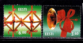 Балтійські країни Балтийские страны ^/--/^ Эстония 2000 г MNH - Родлество ^_^^^ Естонія 2000 MNH - Родлество - фото фото фото