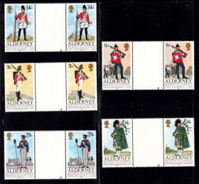 Великобританія Великобритания ^/--/^ Олдерни / Alderney   1985 г MNH - униформа - г/пары ^_^^^ Олдерні / Alderney 1985 р MNH - уніформа - г/пари - фото фото фото