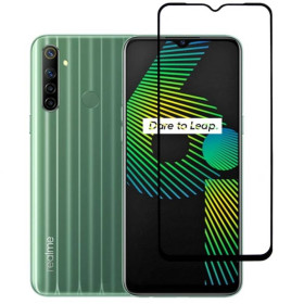 Чохли, бампера Чехлы, бампера ^/--/^ Захисне скло Fiji Premium для Realme 6 /--/ i повне проклеювання Anti-Static чорний ^_^^^ Защитное стекло Fiji Premium для Realme 6 /--/ i полное проклеивание Anti-Static черный - фото фото фото