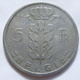 Бельгія Бельгия ^/--/^ Бельгія 5 франків 1949 року BELGIË #6 /--/ П /--/ 1689 ^_^^^ Бельгия 5 франков 1949 года BELGIË #6 /--/ П /--/ 1689 - фото фото фото