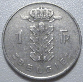 Бельгія Бельгия ^/--/^ Бельгія 1 франк 1951 року Belgie 42530 ^_^^^ Бельгия 1 франк 1951 года Belgie 42530 - фото фото фото