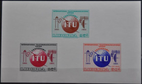Інше Другое ^/--/^ Либерия Космос Телекоммуникации UIT ITU 1965 ^_^^^ Ліберія Космос Телекомунікації UIT ITU 1965 - фото фото фото