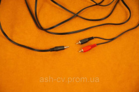 Інші комплектуючі Другие комплектующие ^/--/^ Кабель, якісний, AUX, jack 3.5 /--/ mm, 2, RCA, 5 метрів, з Німеччини ^_^^^ Кабель, качественный, AUX, jack 3.5 /--/ mm, 2, RCA, 5 метров, из Германии - фото фото фото