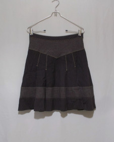 Спідниці Юбки ^/--/^ Юбка клеш в складку стрейч шерсть &amp;apos;Moschino cheap and chic&amp;apos; 44 /--/ р ^_^^^ Юбка клеш в складку стрейч шерсть &amp;apos;Moschino cheap and chic &amp;apos; 44 /--/ р - фото фото фото