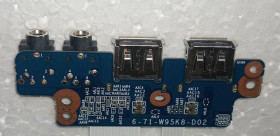 Шлейфи Шлейфы ^/--/^ Плата USB AUDIO з ноутбука TERRA MOBILE 1513 /--/ A 6-71-W /--/ 54 /--/ K /--/ 8-D /--/ 02 з шлейфами ^_^^^ Плата USB AUDIO с ноутбука TERRA MOBILE 1513 /--/ A 6-71-W /--/ 54 /--/ K /--/ 8-D /--/ 02 с шлейфами - фото фото фото