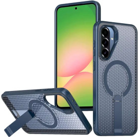 Чохли, бампера Чехлы, бампера ^/--/^ Чохол TPU Breeze with MagSafe stand для Samsung Galaxy A /--/ 56 5 /--/ G  (Blue) ^_^^^ Чехол TPU Breeze with MagSafe stand для Samsung Galaxy A /--/ 56 5 /--/ G (Blue) - фото фото фото